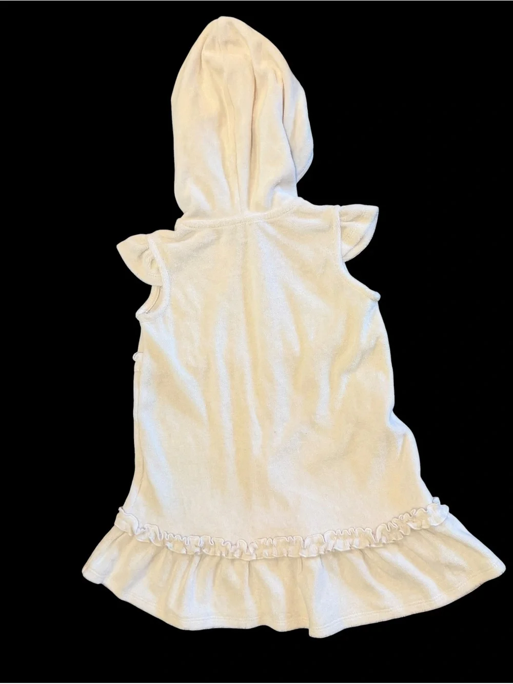 Hartstrings Toddler Girl White Terry Cloth Swim Cover Up Dress NWT 4T